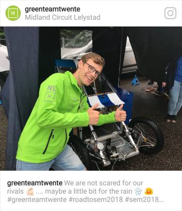 Greenteam met Blue Bolt