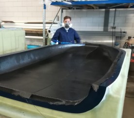 eerste laag koolstof